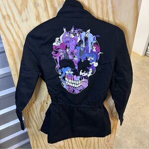 Disney Villains "Bad Vibes Only" Cargo Jacket – 4Villains Skull‎ Collage Design